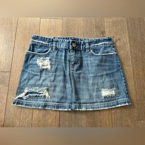 Y2K denim American eagle Mini Skirt size 2